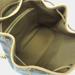 Pre Owned Louis Vuitton Monogram Montsouris MM Backpack Brown