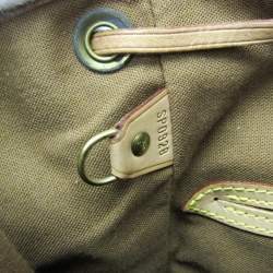 Pre Owned Louis Vuitton Monogram Montsouris MM Backpack Brown