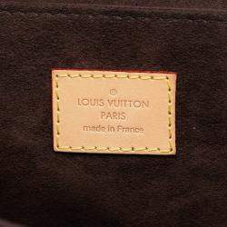 Pre Owned Louis Vuitton Brown Monogram Pochette Metis