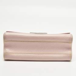 Pre Owned حقيبة لوي فيتون تويست سلسلة جلد إبي بلون وردي باليرين MM