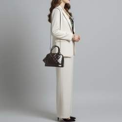 Pre Owned Louis Vuitton Alma BB Amarante Monogram Vernis Bag