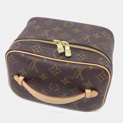 Pre Owned Louis Vuitton Brown Coated Canvas Nice Mini