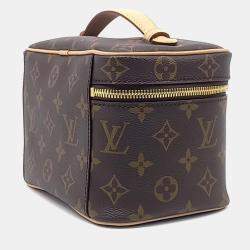 Pre Owned Louis Vuitton Brown Coated Canvas Nice Mini