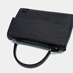 Pre Owned Louis Vuitton Black Leather Epi Clooney MM