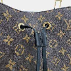 Pre Owned Louis Vuitton Brown PVC Monogram Neonoe
