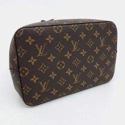 Pre Owned Louis Vuitton Brown PVC Monogram Neonoe