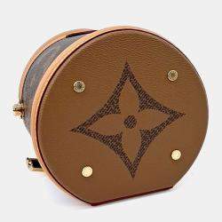 مملوكة مسبقًا حقيبة لوي فيتون كان فانتي برتقالي عملاق كانفاس مطلي بني