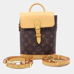 Pre Owned Louis Vuitton Brown Coated Canvas Monogram Soho Mini