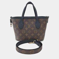 Pre Owned Louis Vuitton Brown PVC Neverfull Bandouliere Inside Out BB