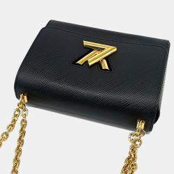 Pre Owned Louis Vuitton Black Leather Epi Twist MM