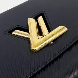 Pre Owned Louis Vuitton Black Leather Epi Twist MM