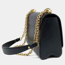 Pre Owned Louis Vuitton Black Leather Epi Twist MM