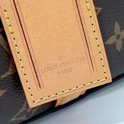 Pre Owned حقيبة لوي فيتون سُوفليه بي بي قماش بني مطلي وجلد بحروف وشعار مونوجرام