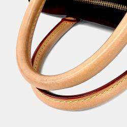 Pre Owned حقيبة لوي فيتون سُوفليه بي بي قماش بني مطلي وجلد بحروف وشعار مونوجرام