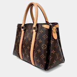 Pre Owned حقيبة لوي فيتون سُوفليه بي بي قماش بني مطلي وجلد بحروف وشعار مونوجرام