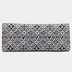 Pre Owned Louis Vuitton Black/White Canvas 1854 On the Go GM