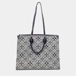 مملوكة مسبقًا Louis Vuitton Black/White Canvas 1854 On the Go GM