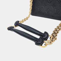 Pre Owned حقيبة بابين لوي فيتون إمبريانت جلد سوداء بي بي