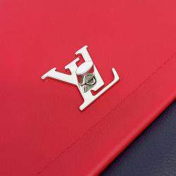 Pre Owned Louis Vuitton Multicolor Leather Lockme 2