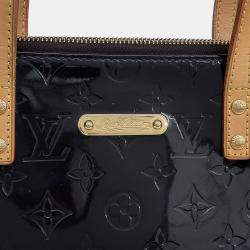 Pre Owned Louis Vuitton Burgundy Vernis Leather Bellevue GM