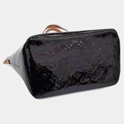 Pre Owned Louis Vuitton Burgundy Vernis Leather Bellevue GM