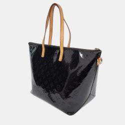 Pre Owned Louis Vuitton Burgundy Vernis Leather Bellevue GM