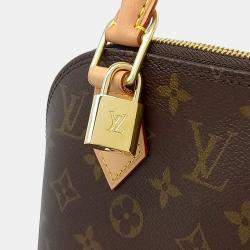 مملوكة مسبقًا Louis Vuitton Brown Coated Canvas Monogram Alma BB