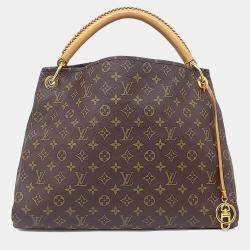 Pre Owned Louis Vuitton Brown Coated Canvas Monogram Atchi MM