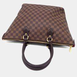 Pre Owned Louis Vuitton Brown PVC Damier Sereya MM