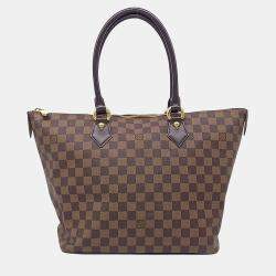 Pre Owned Louis Vuitton Brown PVC Damier Sereya MM
