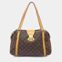مملوكة مسبقًا Louis Vuitton Brown PVC Monogram Stresa PM