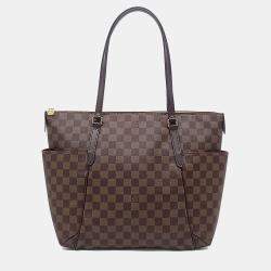 Pre Owned Louis Vuitton Brown PVC Damier Totally MM