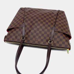 Pre Owned Louis Vuitton Brown PVC Damier Totally MM