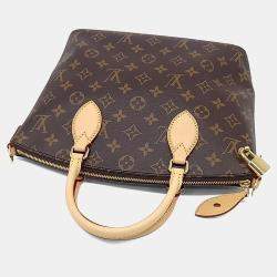 Pre Owned Louis Vuitton Brown Coated Canvas Neo Lockit PM