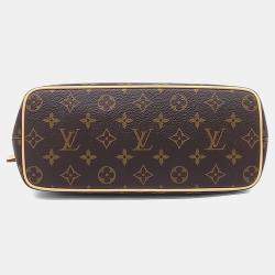 Pre Owned Louis Vuitton Brown Coated Canvas Neo Lockit PM