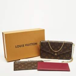 Pre Owned Louis Vuitton Felicie Monogram Canvas Pochette Bag