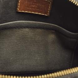 Pre Owned Louis Vuitton Alma BB Black Magnetique Monogram Vernis Bag