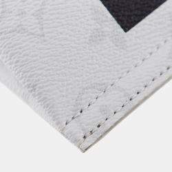 Pre Owned Louis Vuitton Monogram Chalk Flat Tote