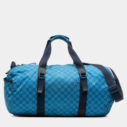 Pre Owned Louis Vuitton Blue Damier Aventure Practical Bag