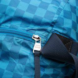Pre Owned Louis Vuitton Blue Damier Aventure Practical Bag
