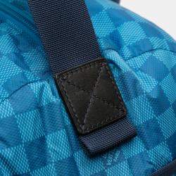 Pre Owned Louis Vuitton Blue Damier Aventure Practical Bag