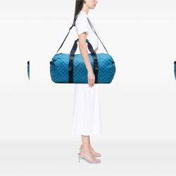 Pre Owned Louis Vuitton Blue Damier Aventure Practical Bag