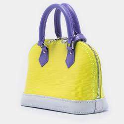 Pre Owned Louis Vuitton Yellow Epi Tricolor Nano Alma