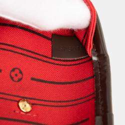 Pre Owned Louis Vuitton Brown Damier Ebene Neverfull MM