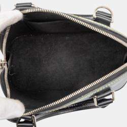 Pre Owned Louis Vuitton Blue Epi Denim Alma BB