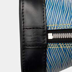 Pre Owned Louis Vuitton Blue Epi Denim Alma BB