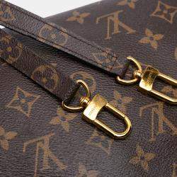 Pre Owned Louis Vuitton Brown Monogram Pallas BB