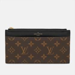 Pre Owned Louis Vuitton Monogram Canvas Slim Purse