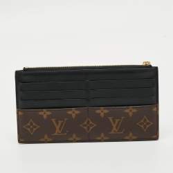 Pre Owned Louis Vuitton Monogram Canvas Slim Purse