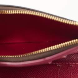 Pre Owned Louis Vuitton Victorine Fuchsia Monogram Canvas Trifold Wallet